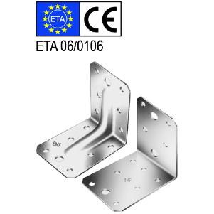 Equerre d'assemblage type 70 renforcée à l'unité