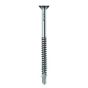 Vis de forage à ailette inox durcisé Ø 4,8 x 38 mm, (paquet de 200 pièces)